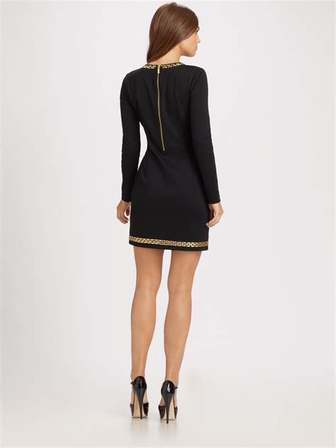 michael kors long sleeve knits|Michael Kors Handkerchief Hem Long Sleeve Knit Dress.